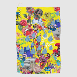 Kopenhagen Mashup Golf Handtuch gelb