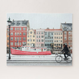 Kopenhagen Morgen, Fahrrad, 520 Stk., Puzzle