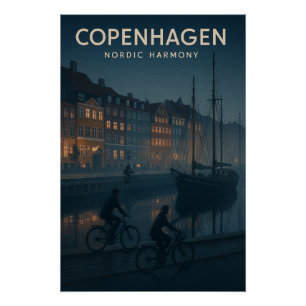 KOPENHAGEN — NORDISCHE HARMONIE POSTER