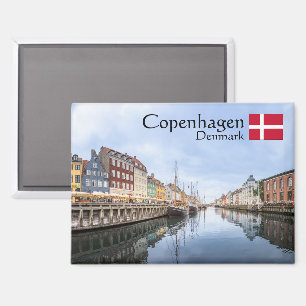 Kopenhagen Nyhavn Souvenir Magnet