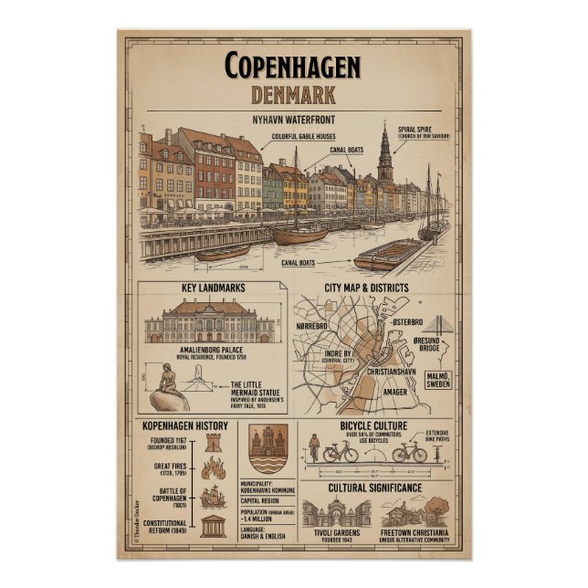 Kopenhagen  poster (Vorderseite)