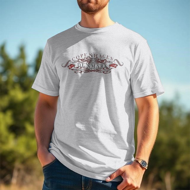 Kopenhagen ruft Mens an Tri-Blend Shirt (Von Creator hochgeladen)