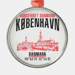 Kopenhagen Silbernes Ornament