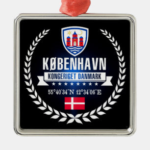 Kopenhagen Silbernes Ornament