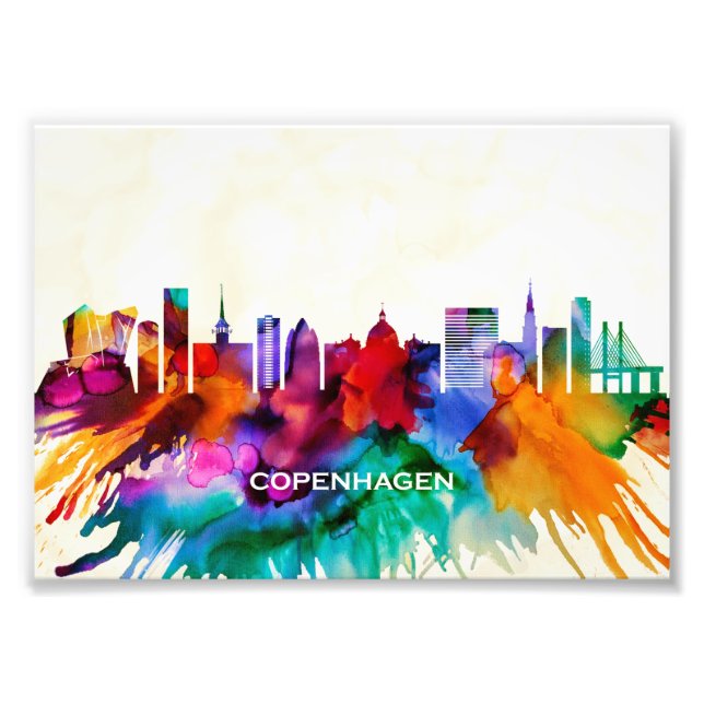 Kopenhagen Skyline Fotodruck (Vorne)