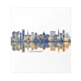 Kopenhagen Skyline Notizblock