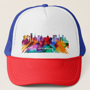 Kopenhagen Skyline Truckerkappe