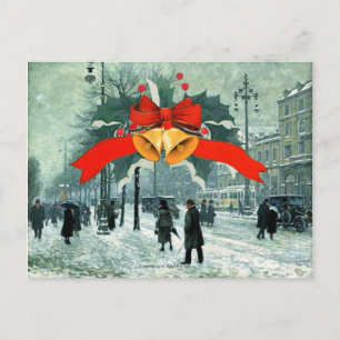 Kopenhagen von Paul Fischer - Frohe Weihnachten! Postkarte