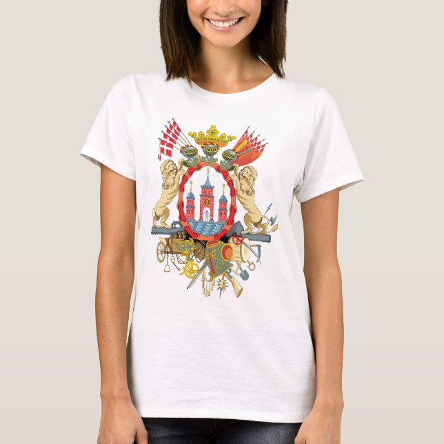 Kopenhagen-Wappen T-Shirt (Vorderseite)