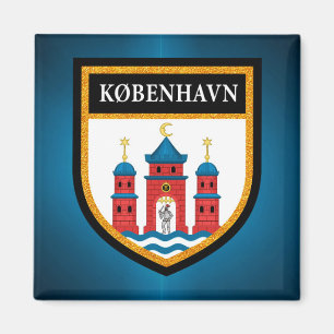 Kopenhagener Flagge Magnet