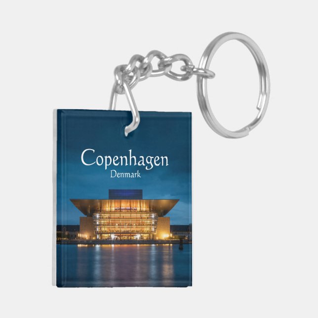 Kopenhagener Opernhaus Schlüsselanhänger (Rückseite links)