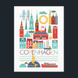 Kopenhagener Postkarte<br><div class="desc">Max & Oscar's originelle und exklusive Kunst beinhaltet Icons und Sehenswürdigkeiten Ihres Lieblingsplatzes! Abmessungen: 5, 6" L x 4, 25" H; qualifizierte USPS Postkartengröße Hochwertiger Vollfarbendruck, Vollblutdruck auf beiden Seiten Papiertyp: Halbglanz produziert knusprige, lebendige Bilder mit außergewöhnlich hoher Farb- und Detailstärke 12, 5 pt Dicke / 110 lb Gewicht Weißes,...</div>