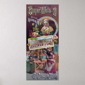 Koper, Wells & Co., nahtlos Strumpfhosen Poster