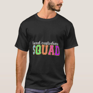 Kopf-Custodian-Kugel zurück zur Schularbeiterverso T-Shirt