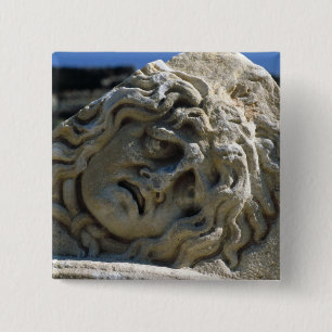 Kopf der Medusa Button