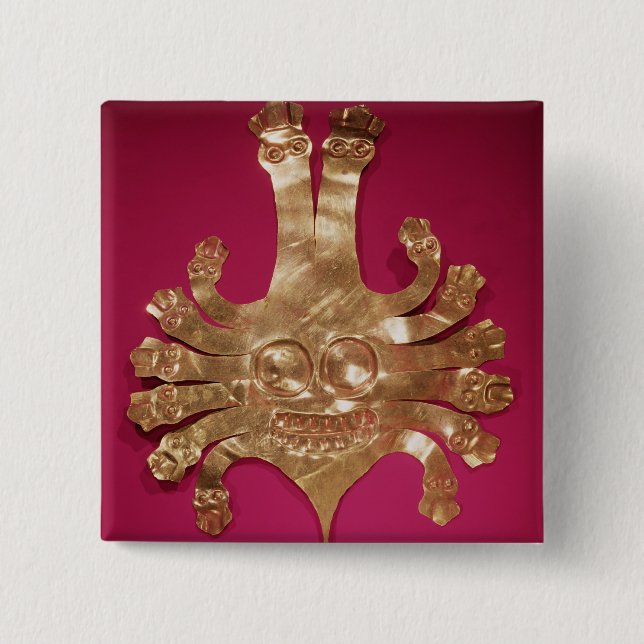 Kopf der Medusa, von Peru Button (Vorderseite)