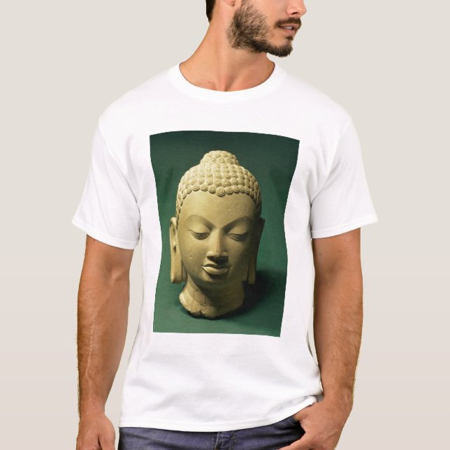 Kopf des Buddhas, Sarnath (Sandstein) T-Shirt (Vorderseite)