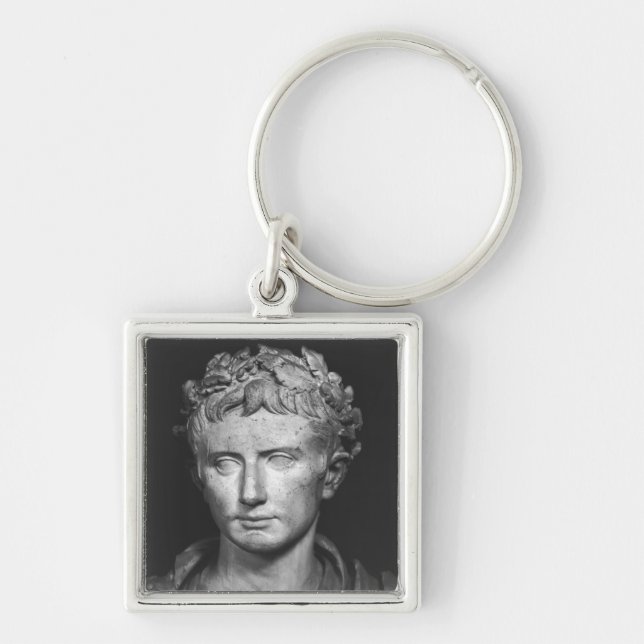 Kopf des Kaisers Augustus Schlüsselanhänger (Vorne)
