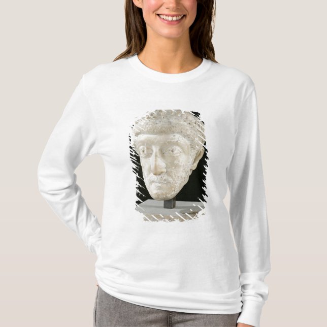 Kopf des Kaisers Theodosius II T-Shirt (Vorderseite)