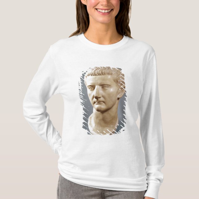 Kopf des Kaisers Tiberius T-Shirt (Vorderseite)
