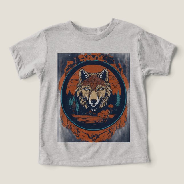 Kopf des Wilden Wolfes (Design Vorderseite)