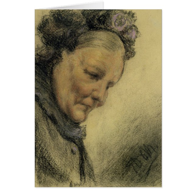 Kopf einer alten Dame (Vorne)