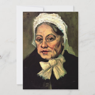 Kopf einer alten Frau mit weißer Haube von Vincent