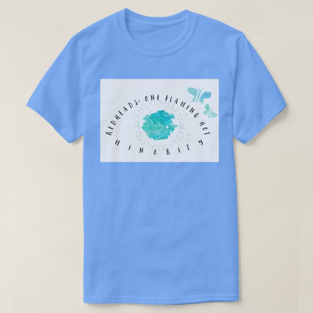 Kopf einer brennenden Minderheit T-Shirt (Design vorne)