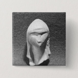 Kopf einer Frau bekannt als Venus von Brassempouy Button