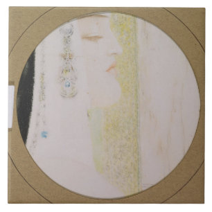 Kopf einer Frau, c.1908 (Pastell auf Papier) Fliese