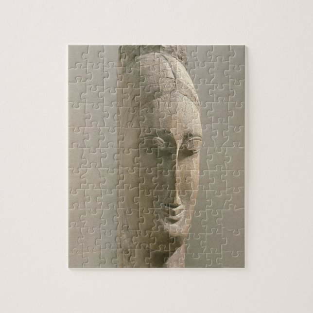 Kopf einer Frau (Stein) Puzzle (Vertikal)
