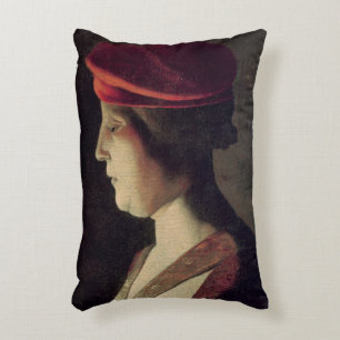 Kopf einer Frau Zierkissen
