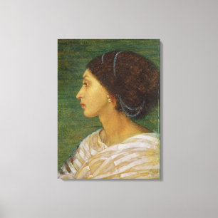 Kopf einer Mulatte-Frau, 1861 (Öl auf Papier legt Leinwanddruck