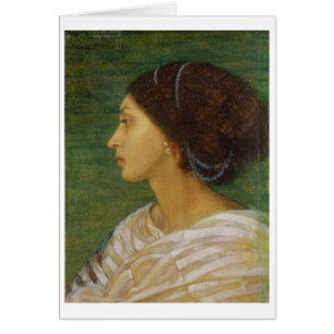 Kopf einer Mulatte-Frau, 1861 (Öl auf Papier legte