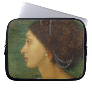 Kopf einer Mulatte-Frau, 1861 (Öl auf Papier legte Laptopschutzhülle
