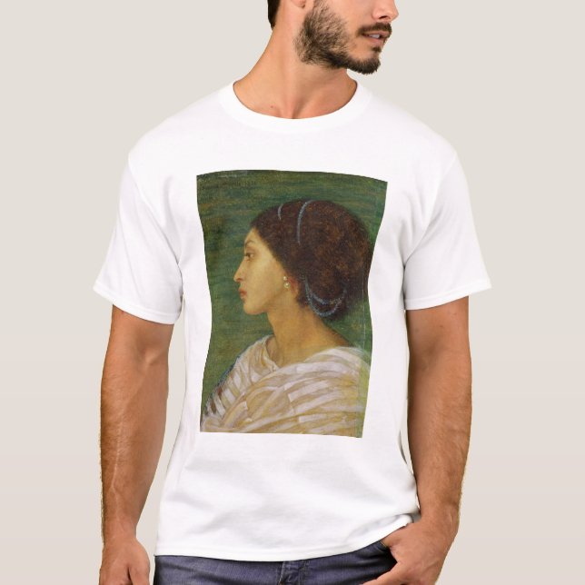Kopf einer Mulatte-Frau, 1861 (Öl auf Papier legte T-Shirt (Vorderseite)