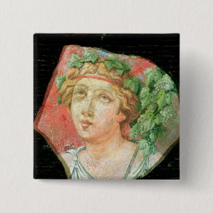 Kopf eines Bacchante Button