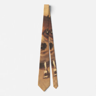Kopf eines Hundes von Pierre Renoir, Vintage Fine Krawatte