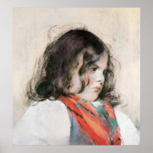 Kopf eines Kindes Poster