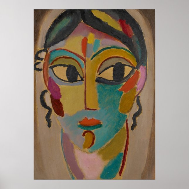 KOPF EINES MÄDCHEN POSTER (Vorne)