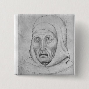 Kopf eines Mönchs, vom Vallardi Album Button