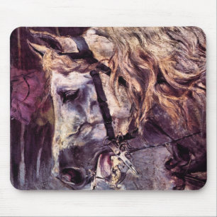 Kopf eines Pferdes von Giovanni Boldini, Vintage A Mousepad