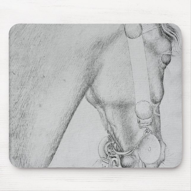 Kopf eines Pferds, vom Vallardi Album Mousepad (Vorne)