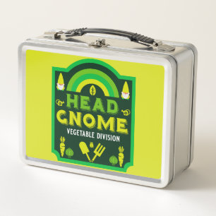 Kopf Garten Gemüse Garten Metall Brotdose