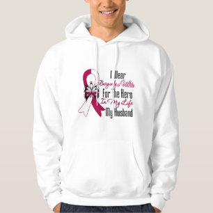 Kopf-Hals-Karzinom-Held mein Ehemann Hoodie