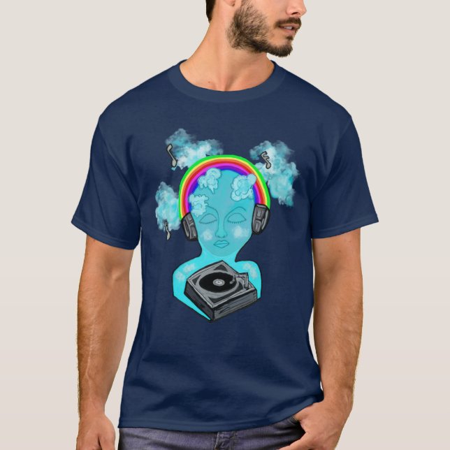 Kopf in den Wolken T-Shirt (Vorderseite)