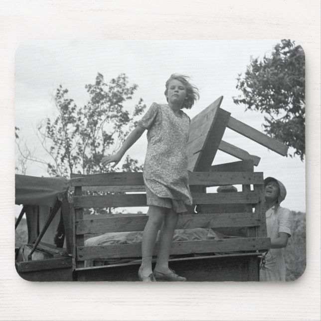 Kopf nach Kalifornien, 1930er Mousepad (Vorne)