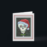KOPF SANTA SKULL, CHRISTMAS SKELETON SPASS FEIERTAGSKARTE<br><div class="desc">PERFEKT FÜR SKELLY LOVERS. FARBHAFTE SKULL-,  WRAD- UND PEPPERMINTS-KARTE/ENVELOPE-Leere *Anpassen ... .Suchen nach übereinstimmenden Elementen Susan Brack Designs</div>