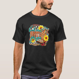 Kopf über diesen Stiefeln für dich Landleben Cowgi T-Shirt