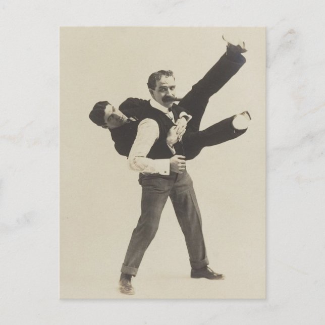 Kopf über Heels Postkarte (Vorderseite)